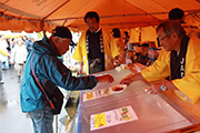 むかわ和牛の試食